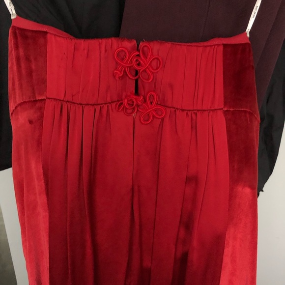 Strapless Silk Designer gown w shawl - Picture 8 of 10